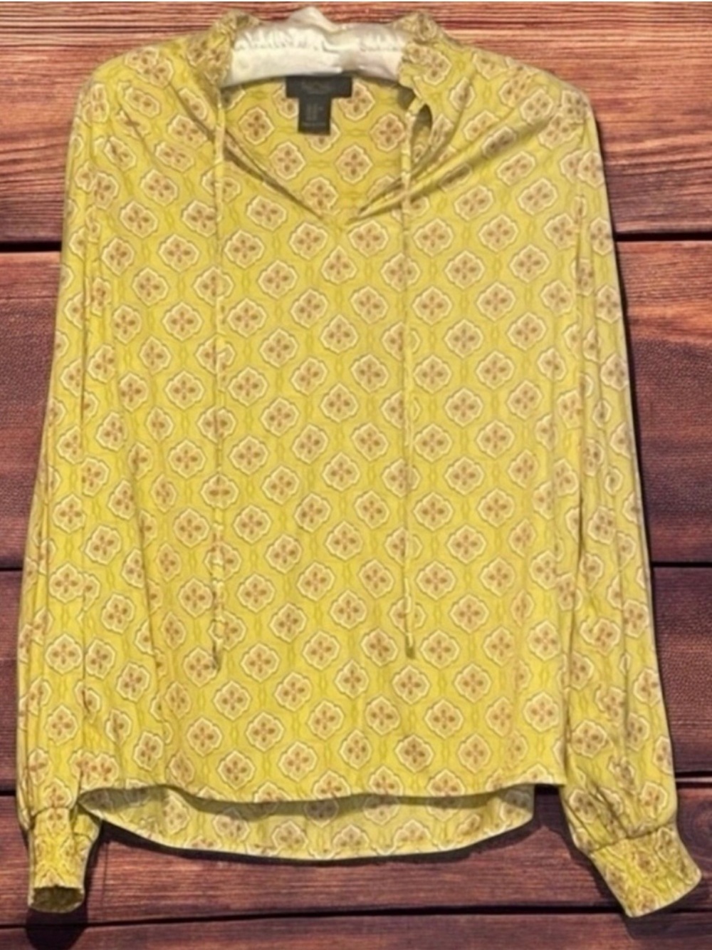 RACHEL ROY RUFFLE TIE NECK BLOUSE SIZE XS